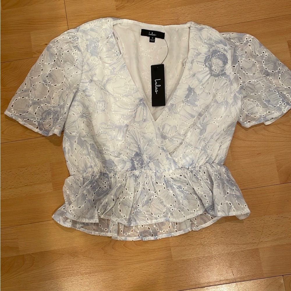 Lulus peplum top
